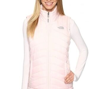 The North Face Mossbud Swirl Reversible Pink Fleece Vest
